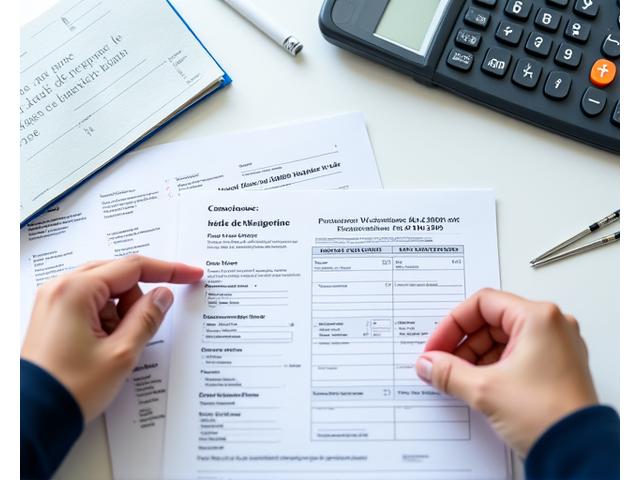 Documents and forms, symbolizing administrative assistance for expatriates in France.